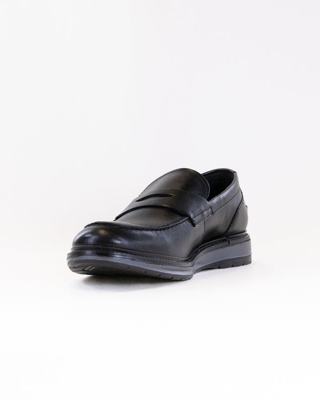Clarks Chantry Penny (Men's) - Black Leather