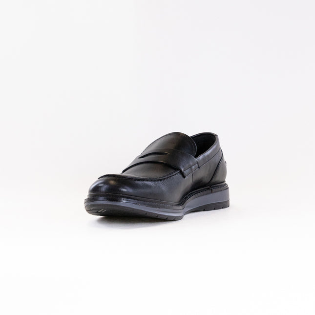 Clarks Chantry Penny (Men's) - Black Leather