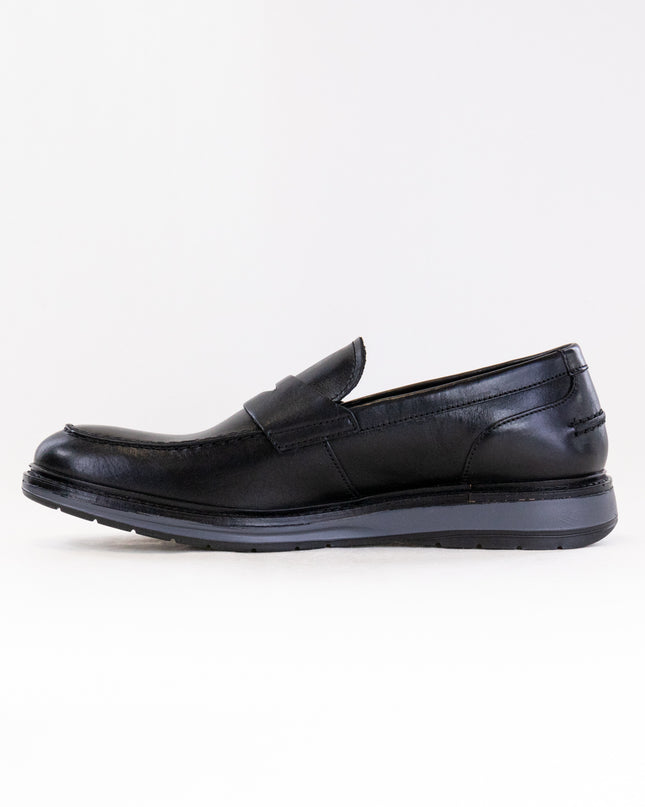 Clarks Chantry Penny (Men's) - Black Leather