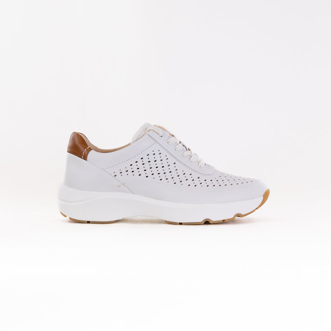 Clarks Tivoli Grace (Women's) - White Leather
