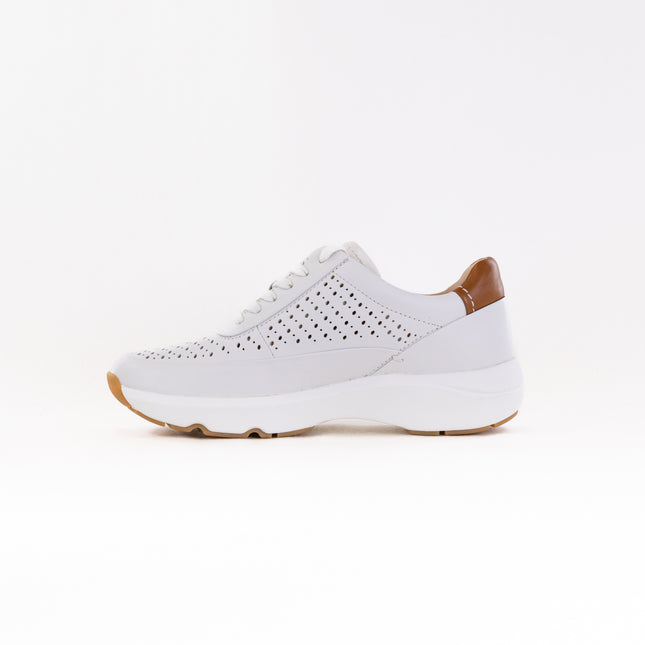 Clarks Tivoli Grace (Women's) - White Leather