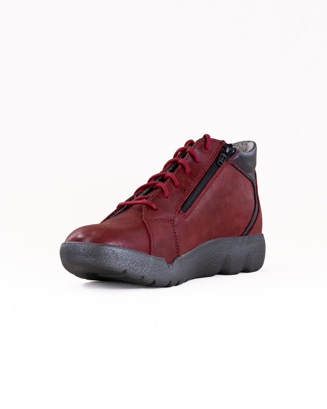 Wolky Lugana (Women's) - Cherry Red Fantastic