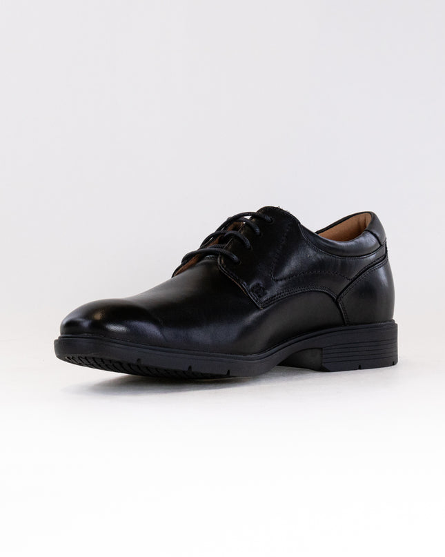 Clarks Eldredge Plain Toe Oxford (Men's) - Black Leather