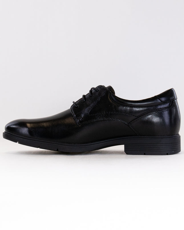 Clarks Eldredge Plain Toe Oxford (Men's) - Black Leather
