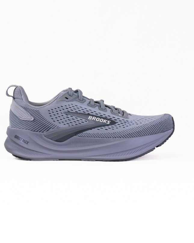 Brooks Ghost Max 4 (Men's) - Grey/Grey/Ebony