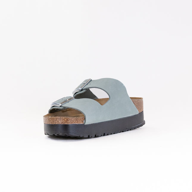 Birkenstock-Papillo Arizona Platform (Women's) - Pure Sage