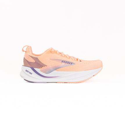 Brooks Ghost Max 4 (Women's) - Cyber Peach/Grape/Blue Wash