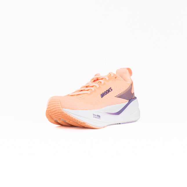 Brooks Ghost Max 4 (Women's) - Cyber Peach/Grape/Blue Wash