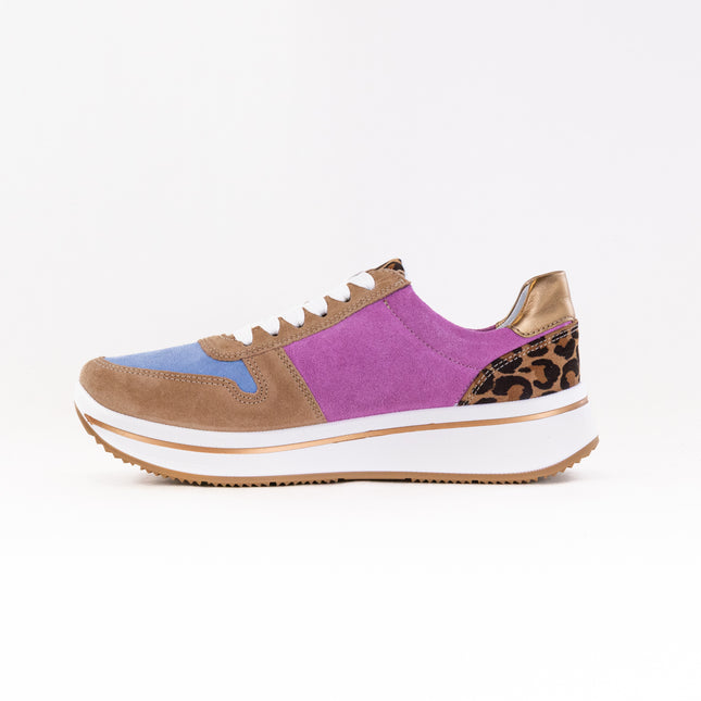 Ara Oleanna (Women's) - Brown/Pink/Leopard