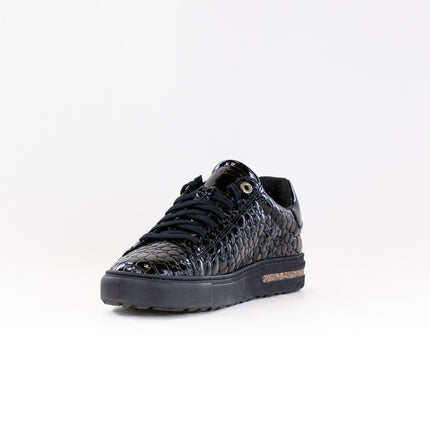 Birkenstock Bend Low (Women's) - Embossed Black Croc