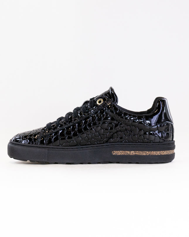 Birkenstock Bend Low (Women's) - Embossed Black Croc