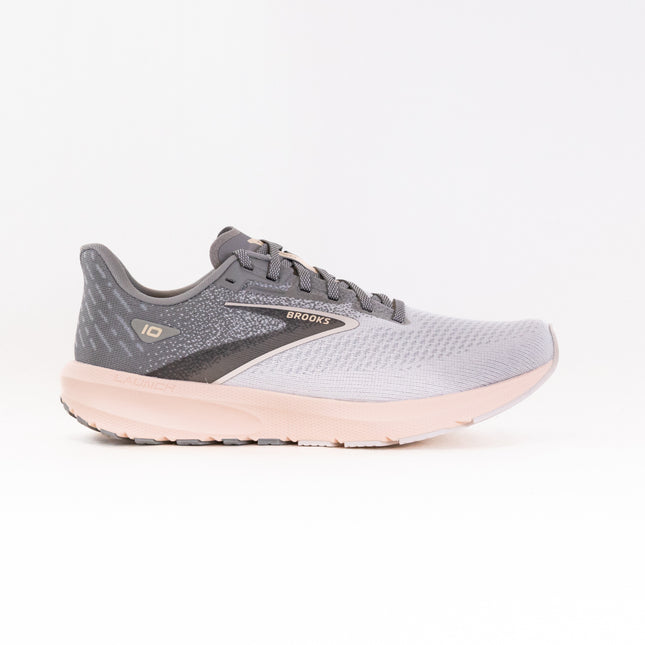 Brooks Launch 10 (Women's) - Grey/Crystal Grey/Pale Peach