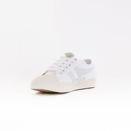 Gola Coaster (Women's) - Off White/Off White/Gold