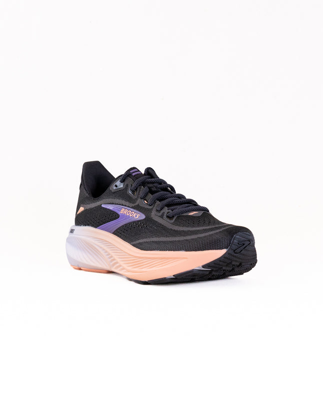 Brooks Ghost 18 (Women’s) - Black/Mulled Grape/Peach