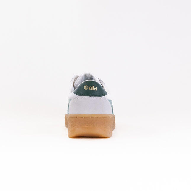 Gola Grandslam Elite Sneakers (Women's) - White/Surf/Evergreen/Gum