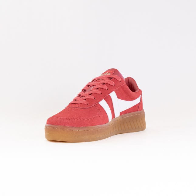 Gola Classics Grandslam Suede Sneakers (Women's) - Coral/Off White/Gum