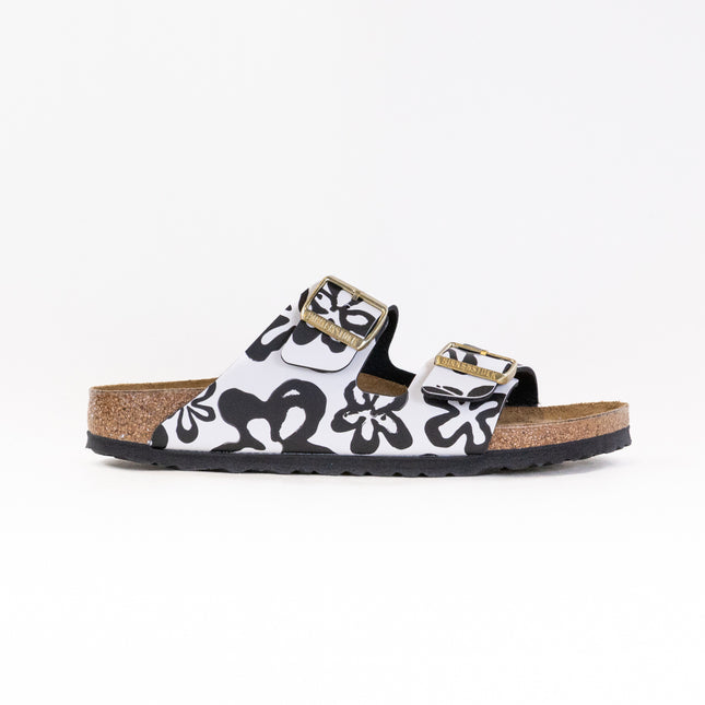 Birkenstock Limited Arizona (Women's) - Blooms White/Black
