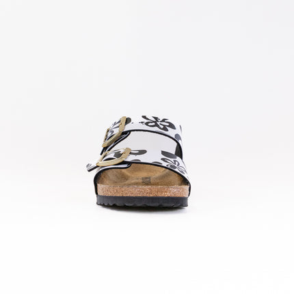 Birkenstock Limited Arizona (Women's) - Blooms White/Black