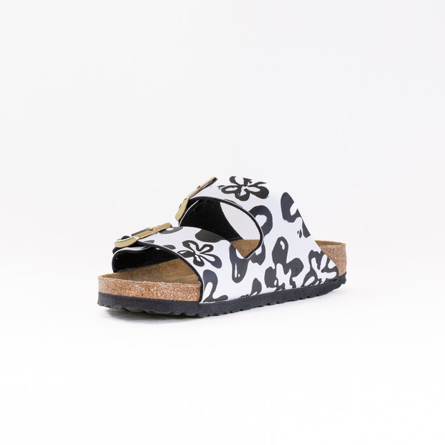 Birkenstock Limited Arizona (Women's) - Blooms White/Black