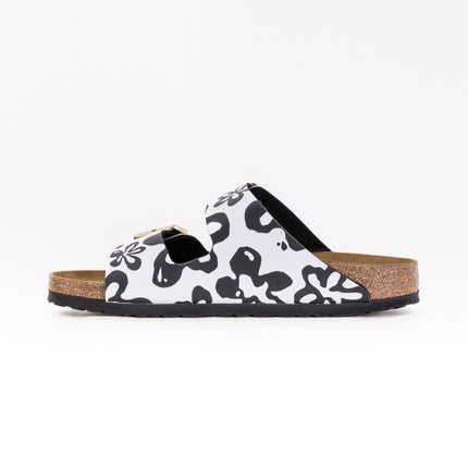 Birkenstock Limited Arizona (Women's) - Blooms White/Black