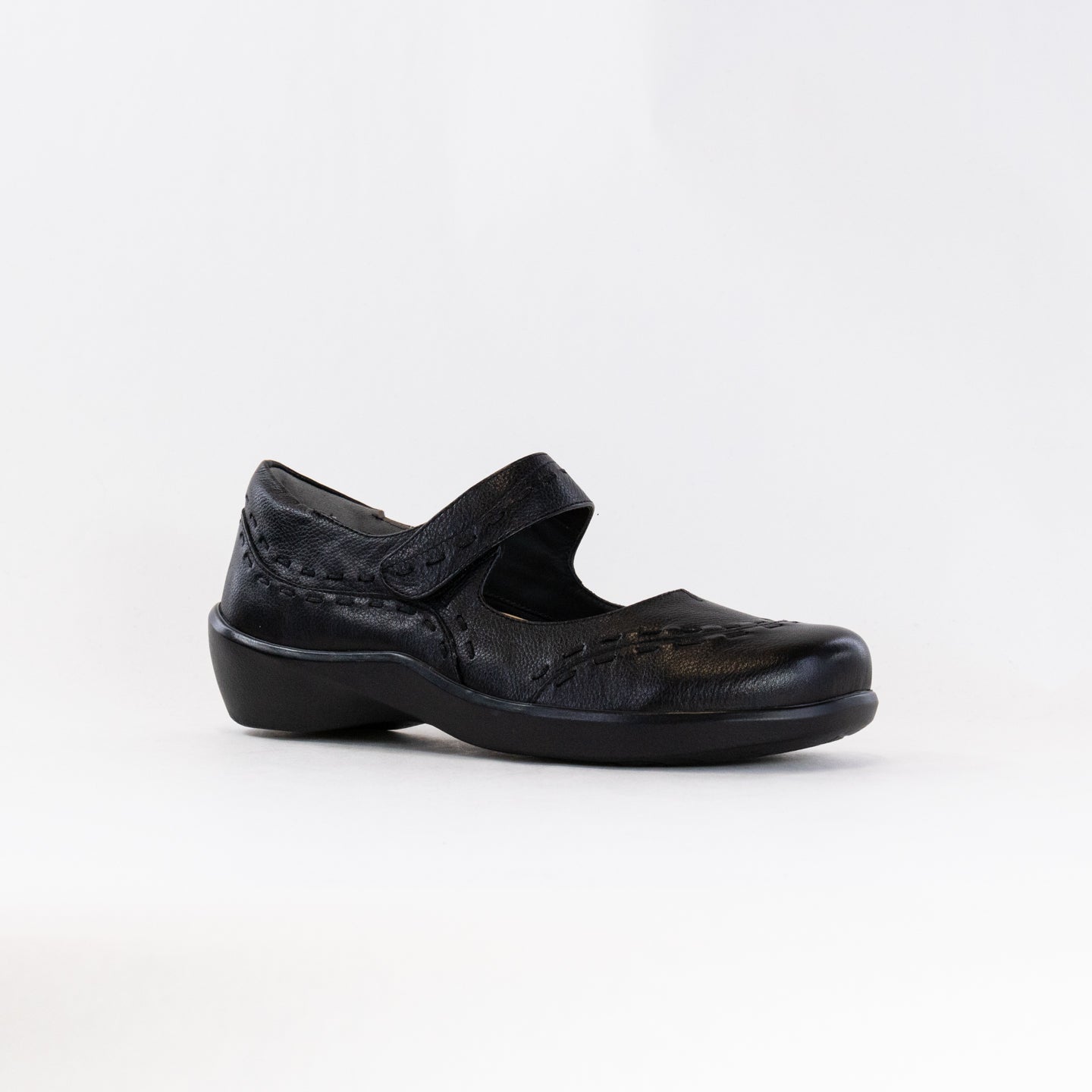 Ziera Gummibear Women's Mary Janes Black Leather 37 / Wide Ziera Gummibear Women's Mary Janes Black Leather 37 / Wide