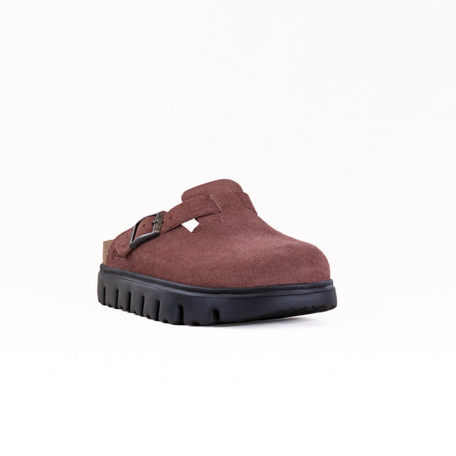 Birkenstock-Papillo Boston Chunky (Women's) - Pepper Suede