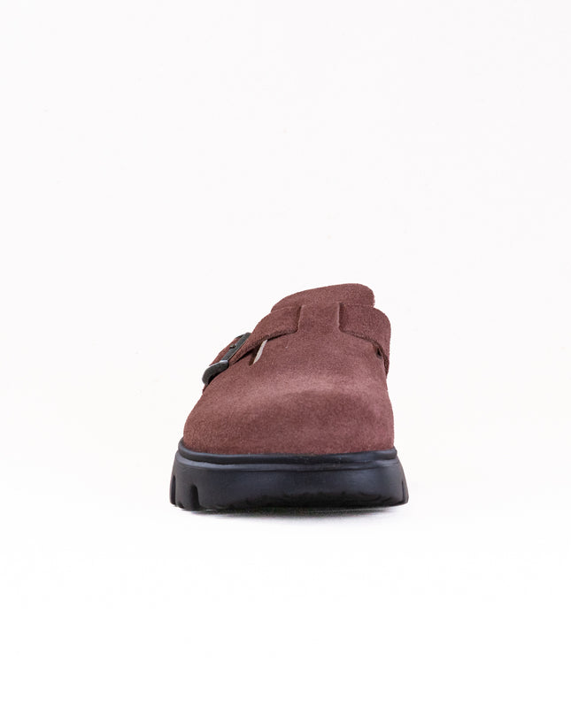 Birkenstock-Papillo Boston Chunky (Women's) - Pepper Suede