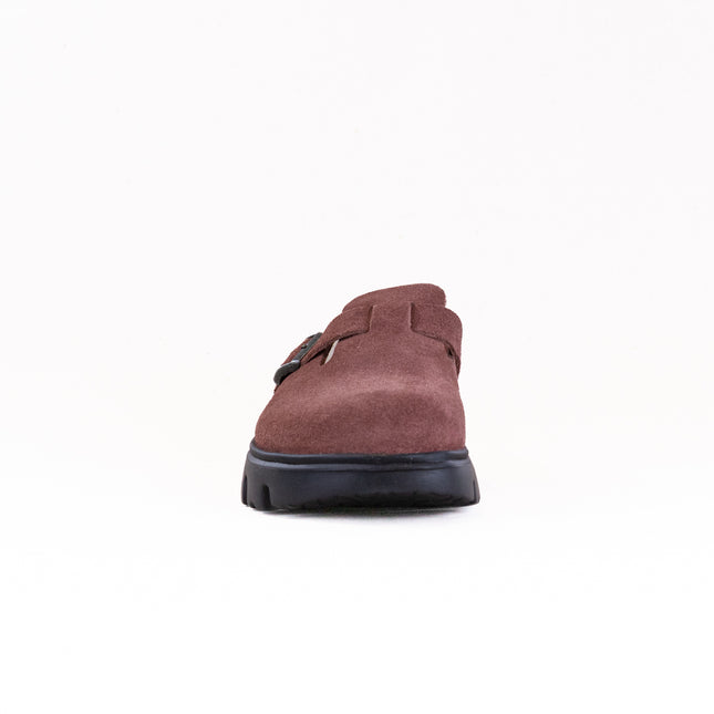 Birkenstock-Papillo Boston Chunky (Women's) - Pepper Suede