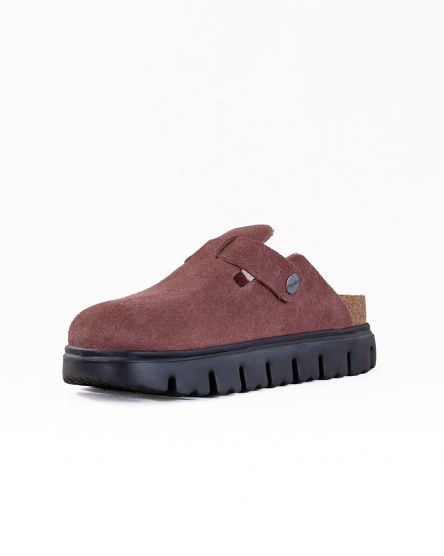 Birkenstock-Papillo Boston Chunky (Women's) - Pepper Suede