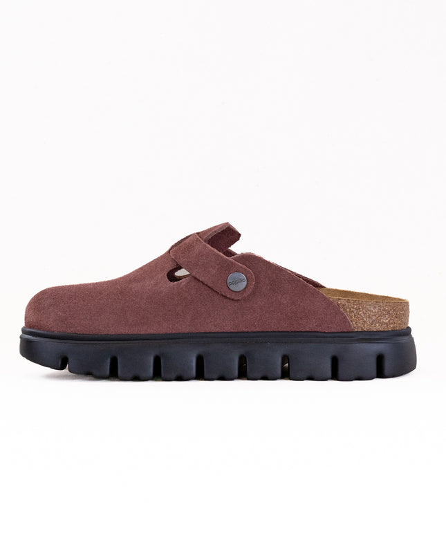 Birkenstock-Papillo Boston Chunky (Women's) - Pepper Suede