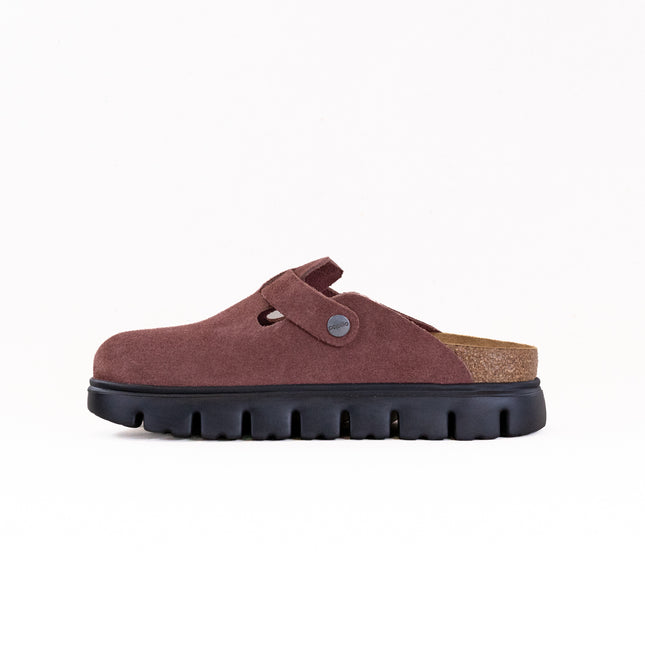 Birkenstock-Papillo Boston Chunky (Women's) - Pepper Suede