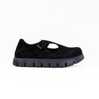 36 / NARROW/MEDIUM / BLACK SUEDE