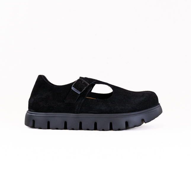 Birkenstock-Papillo Paris Chunky (Women's) - Black Suede