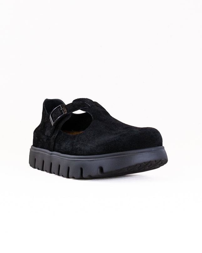 Birkenstock-Papillo Paris Chunky (Women's) - Black Suede