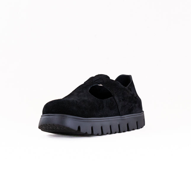 Birkenstock-Papillo Paris Chunky (Women's) - Black Suede