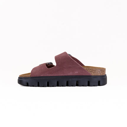 Birkenstock-Papillo Arizona Platform (Women's) - Pepper Suede