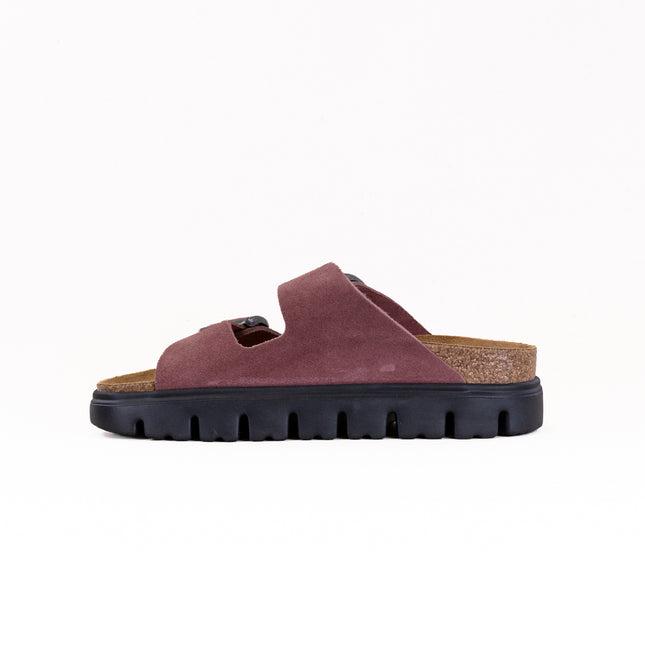 Birkenstock-Papillo Arizona Platform (Women's) - Pepper Suede