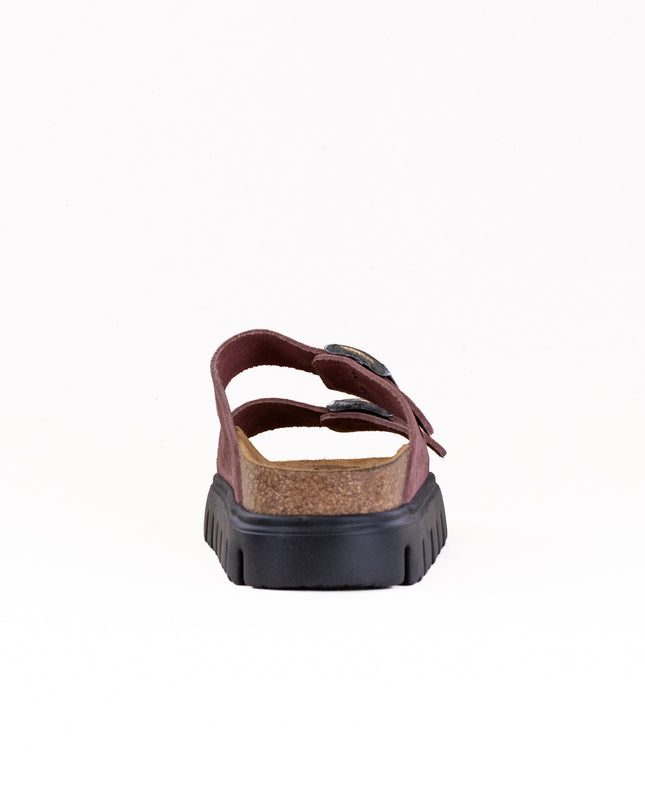 Birkenstock-Papillo Arizona Platform (Women's) - Pepper Suede