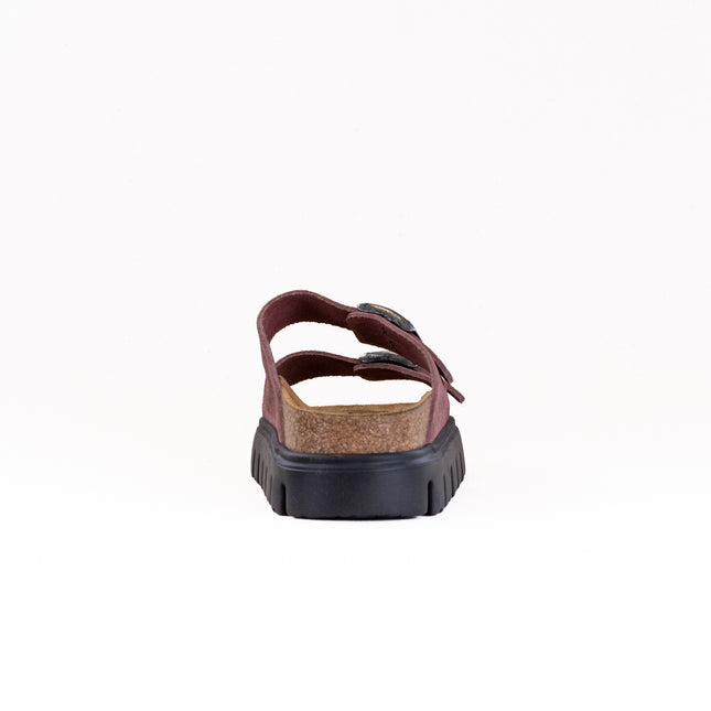 Birkenstock-Papillo Arizona Platform (Women's) - Pepper Suede