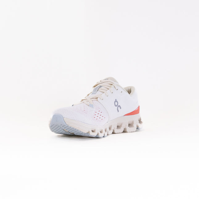 On Cloud X 4 (Women's) - Ivory/Salmon