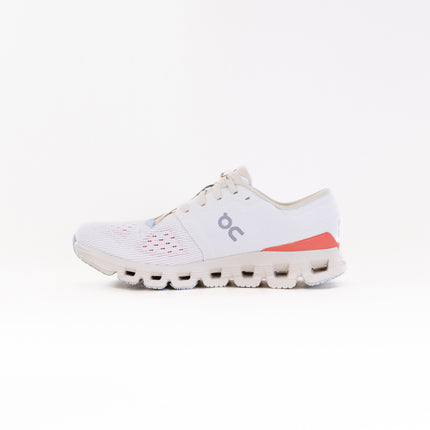 On Cloud X 4 (Women's) - Ivory/Salmon