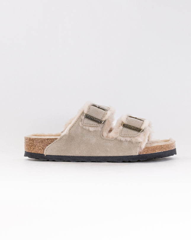 Birkenstock Arizona Shearling (Unisex) - Taupe/Sandcastle