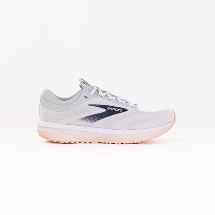 Brooks Revel 7 (Women's) - Oyster/White/Tropical Peach