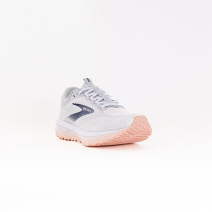 Brooks Revel 7 (Women's) - Oyster/White/Tropical Peach