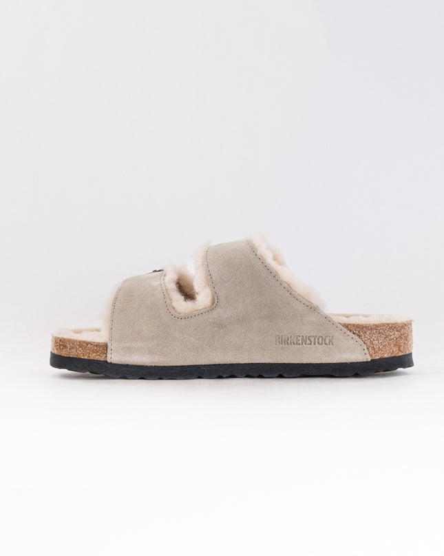 Birkenstock Arizona Shearling (Unisex) - Taupe/Sandcastle