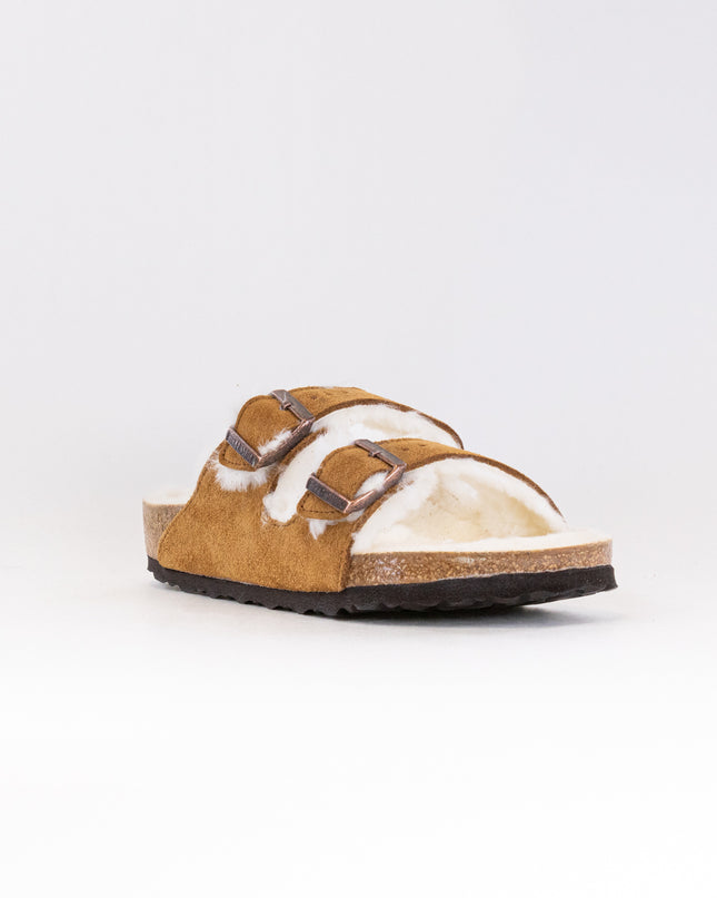 Birkenstock Arizona Shearling (Women's) - Mink Suede
