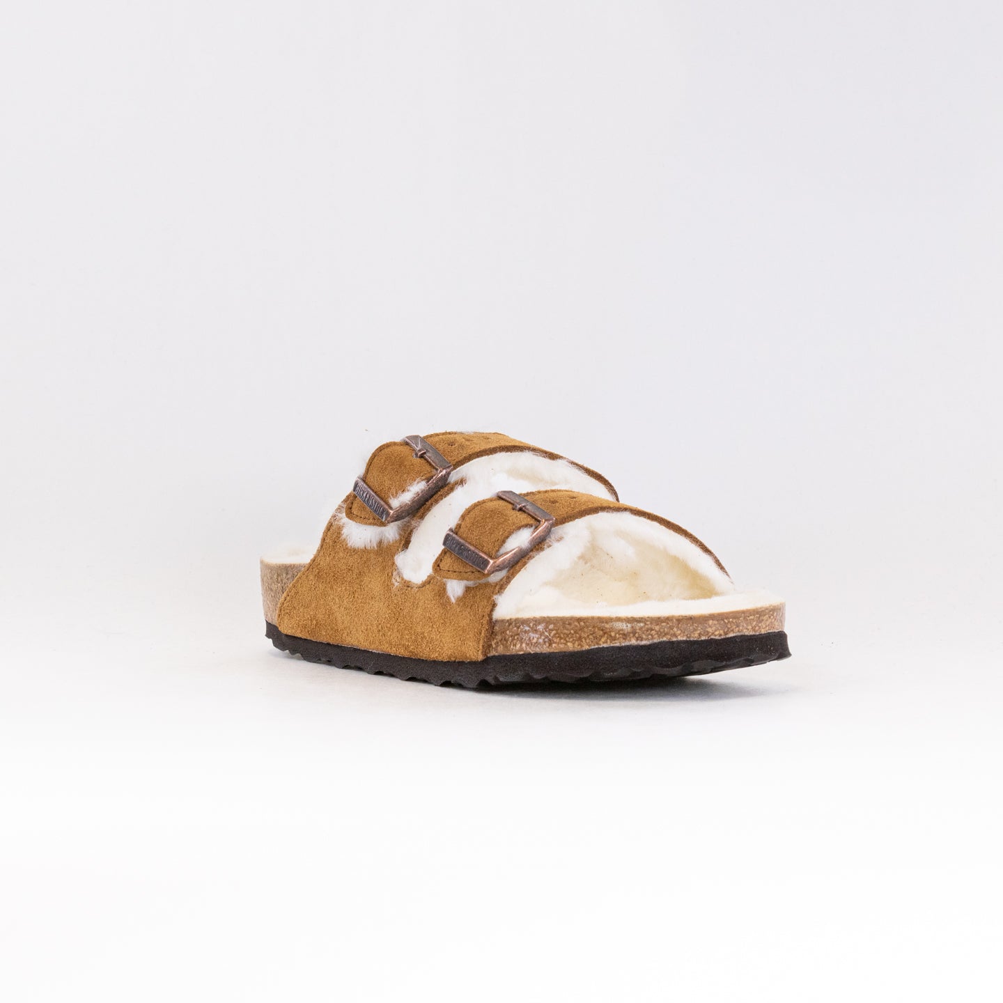 Birkenstock Arizona Shearling (Women's) - Mink Suede