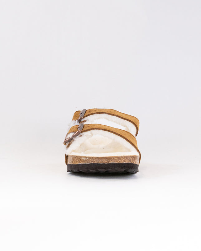 Birkenstock Arizona Shearling (Women's) - Mink Suede