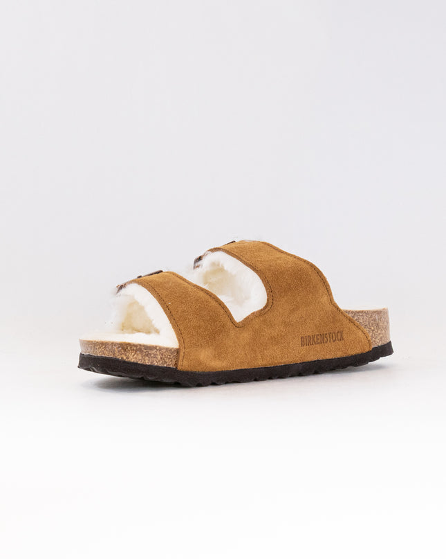 Birkenstock Arizona Shearling (Women's) - Mink Suede