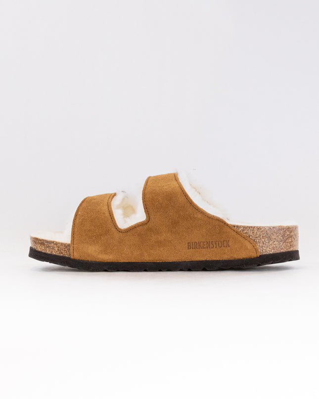 Birkenstock Arizona Shearling (Women's) - Mink Suede